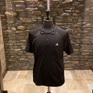 Adidas Large black polo shirt.